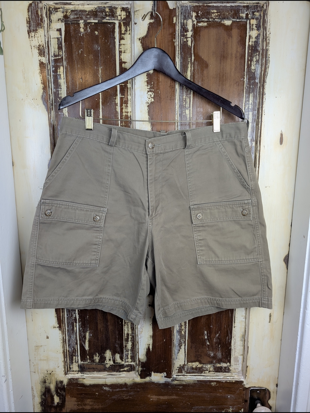 Vintage MEC Men’s Cargo Shorts 36 Made in Canada Organic Cotton Gorpcore Outdoor